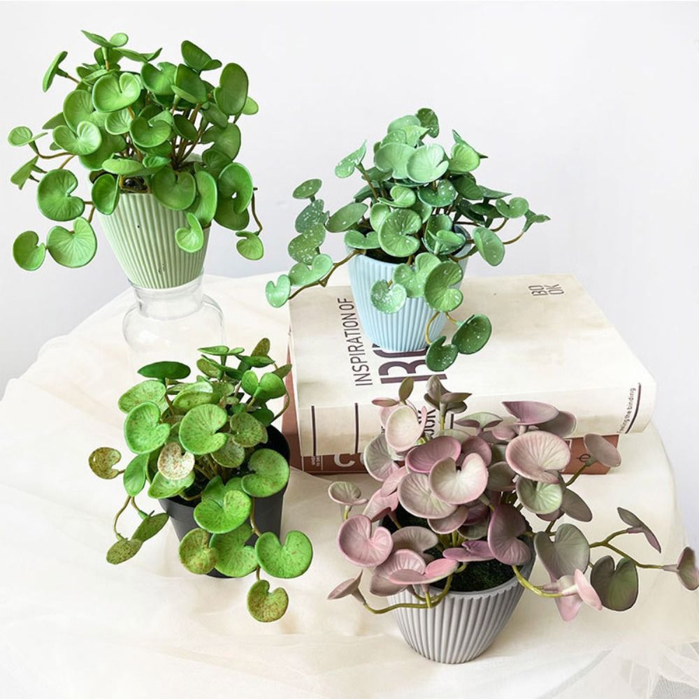 Interior Design Office - Zachte lijm Kunstplant EVA Groene vetplanten