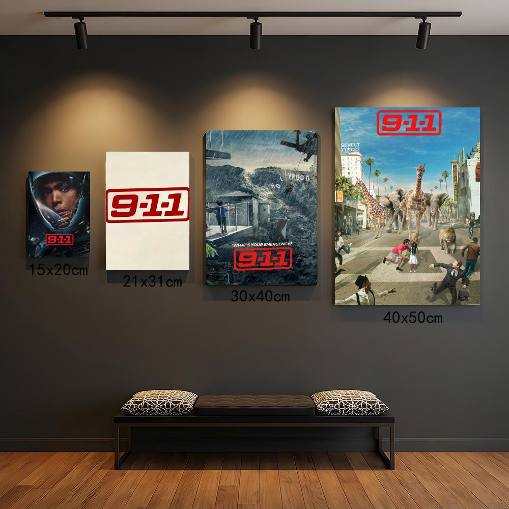 Interior Design Tv Room - tv-serie 9-9-1-1-1 Schilderkunst Kalligrafie Elegant Botanisch
