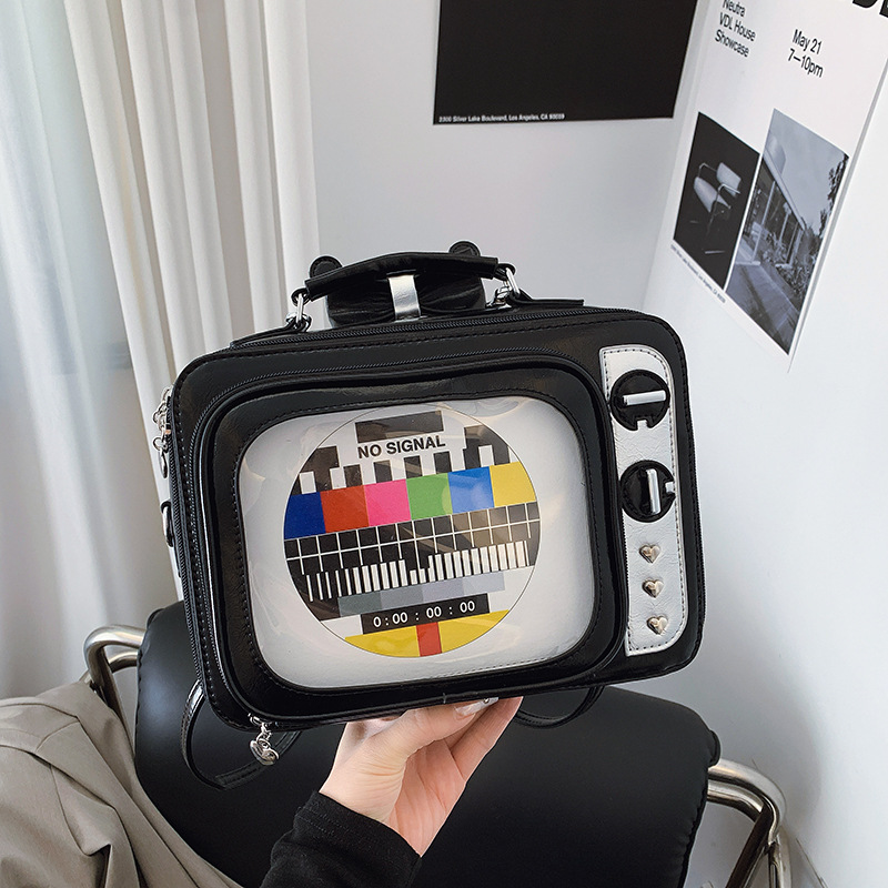 Interior Design Tv Room - Vintage TV Leuke Crossbody Tassen voor