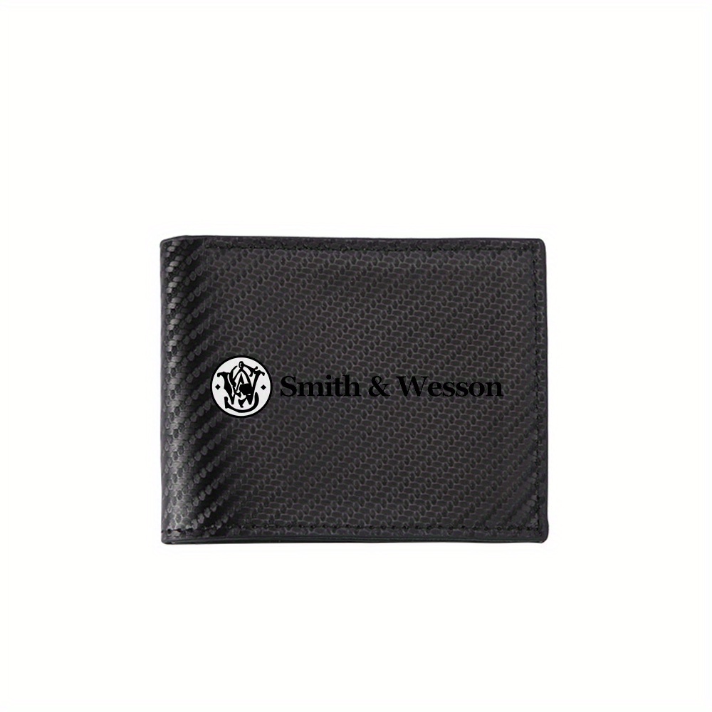 Interior Design Name Card - Logo cirkel naam merk vuurwapens Herenportemonnees