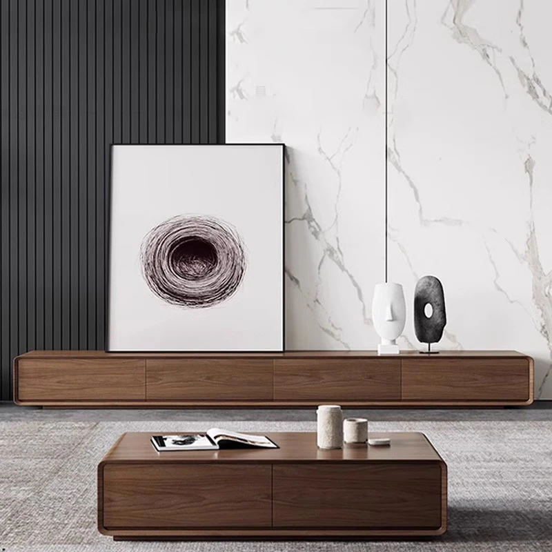 Houten lange tv-tafel Modern d - Interior Design Tv Room recensie en prijs