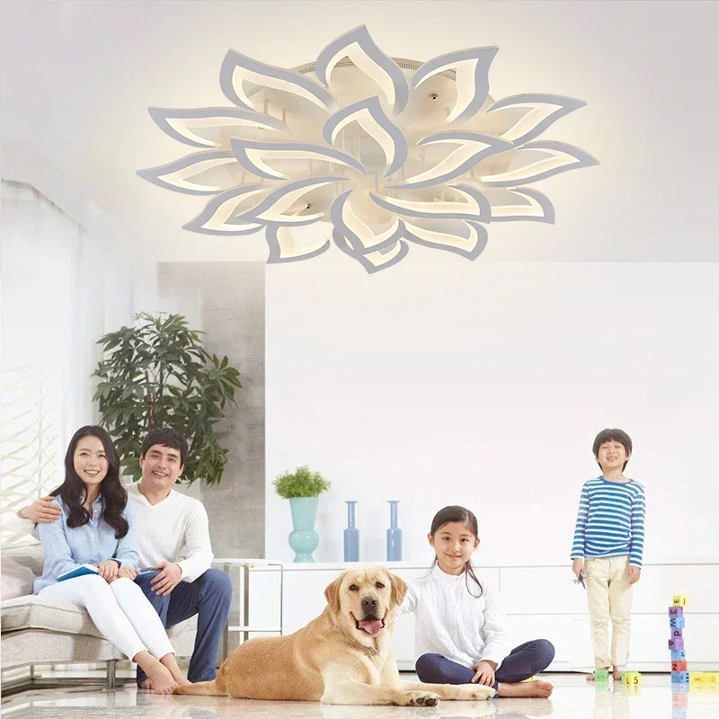 Designer LED-bloemblaadjeskroo - Interior Design Luxury Living Room recensie en prijs