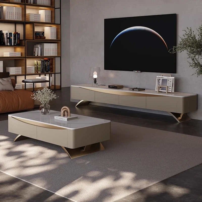 Vintage luxe tv-standaard ontw - Interior Design Tv Room recensie en prijs