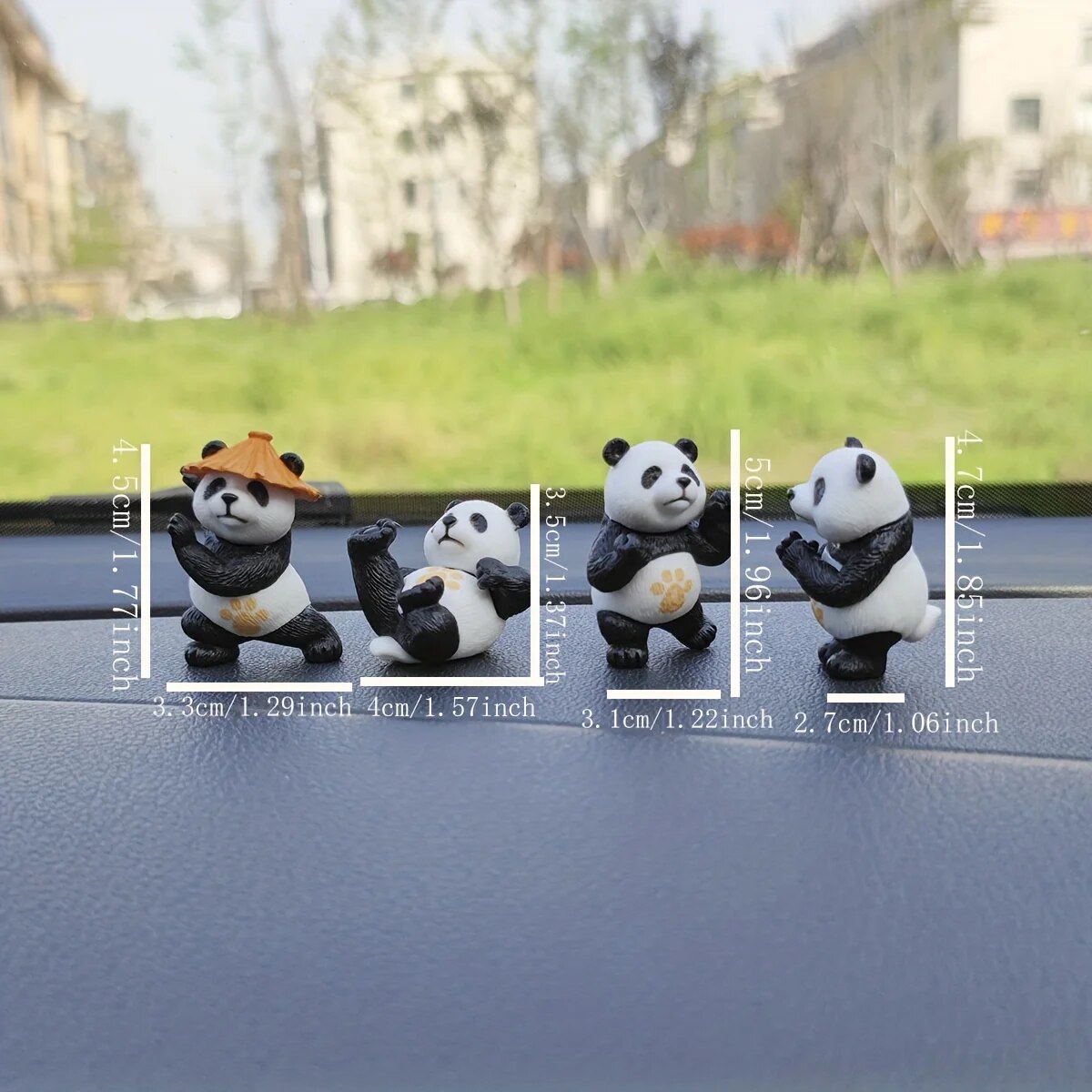 4 stks/set Panda Design Auto-o - Interior Design Office recensie en prijs