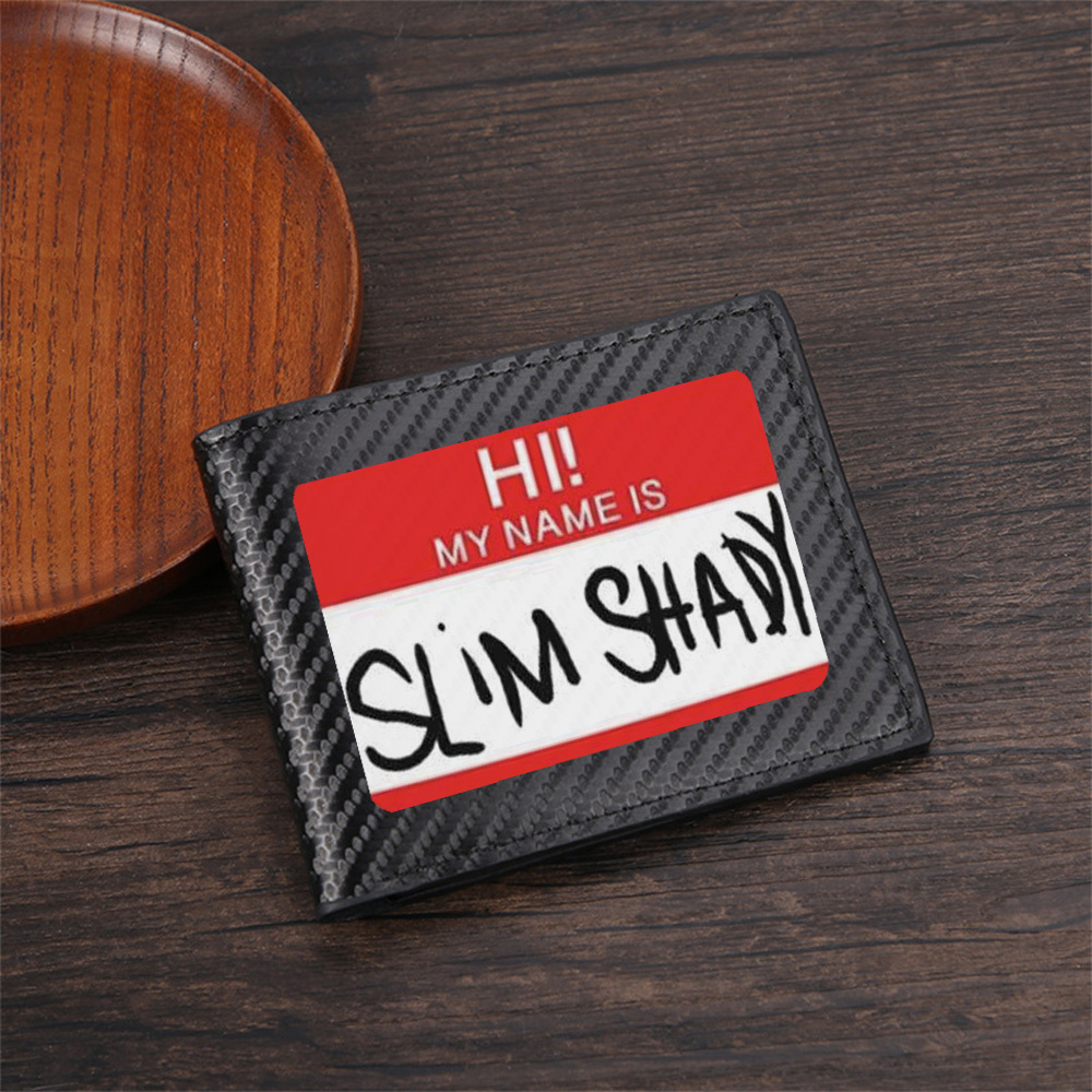 Rode tag Hallo naam Slim Shady - Interior Design Name Card recensie en prijs