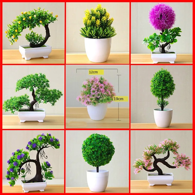 Kunstmatige kleine boom in pot - Interior Design Office recensie en prijs