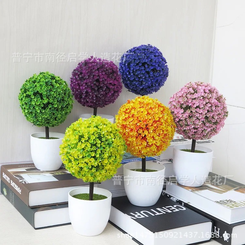 Kunstmatige kleine boom in pot - Interior Design Office recensie en prijs