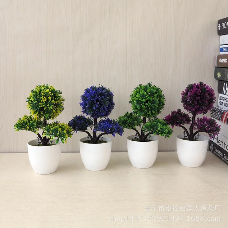 Kunstmatige kleine boom in pot - Interior Design Office recensie en prijs