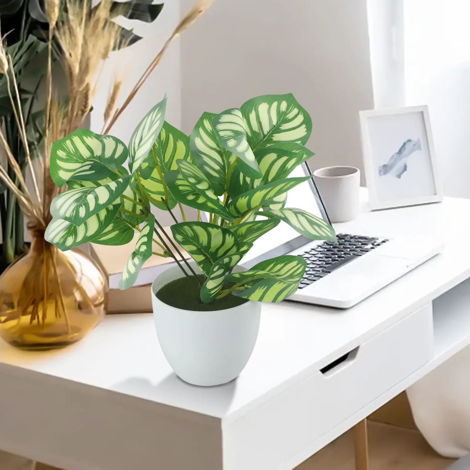 1PC Kunstmatige Gebladerte Pla - Interior Design Office recensie en prijs